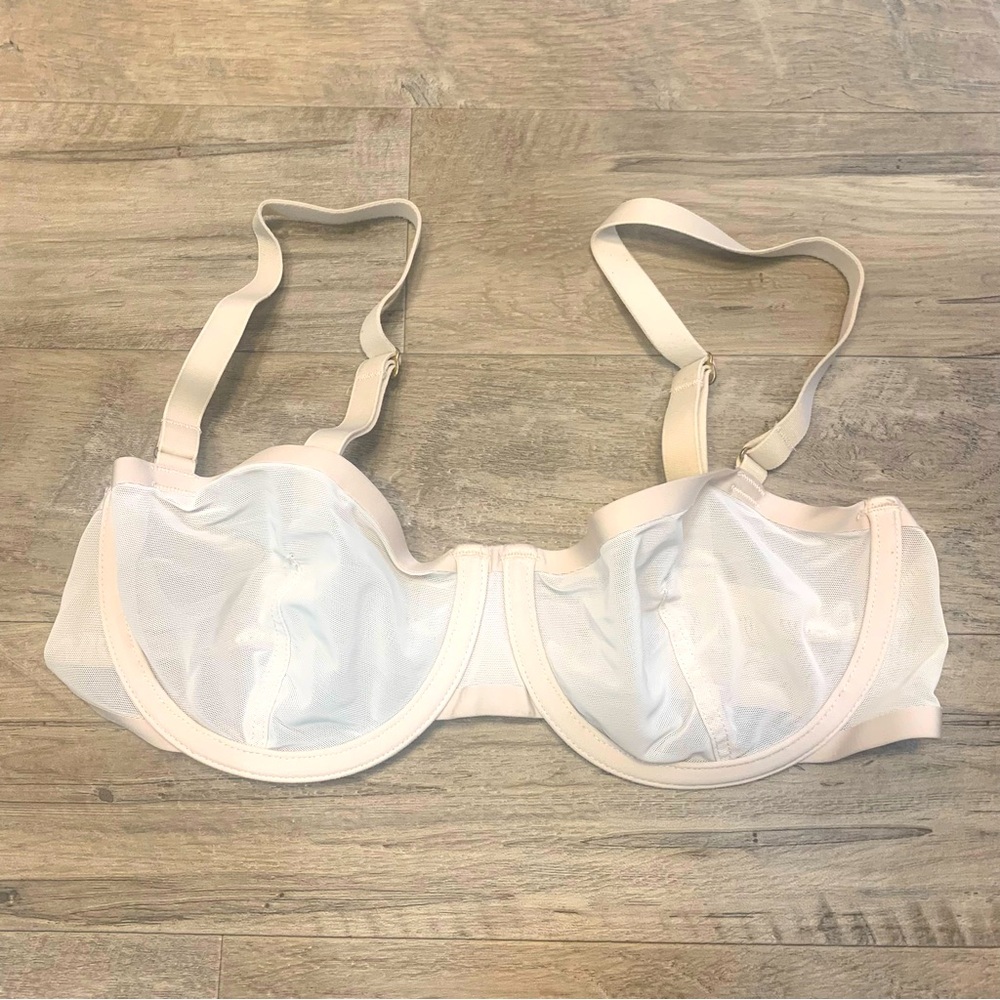 CUUP The Balconette Semi Sheer Underwired Bra